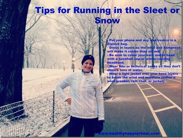 Tips for Running in Sleet or Snow