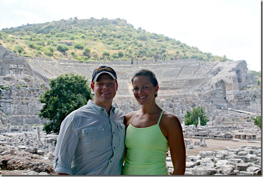 Ashley and Bo at Ephesus