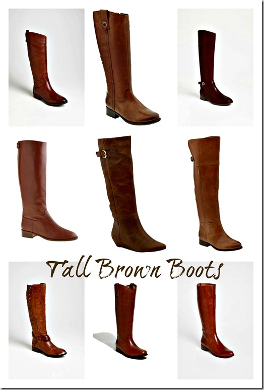 Tall Brown Boots