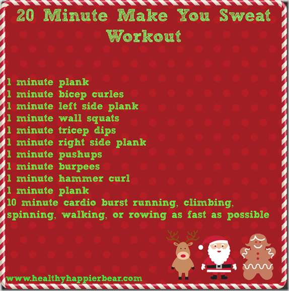 20 Minute Make You Sweat Workout
