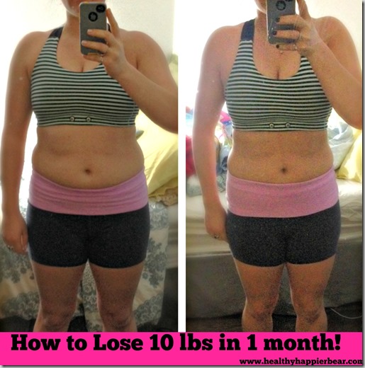How to lose 20 pounds in 1 months