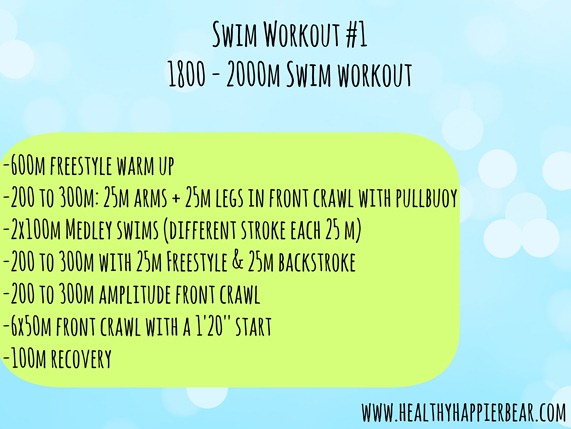 Swim workout