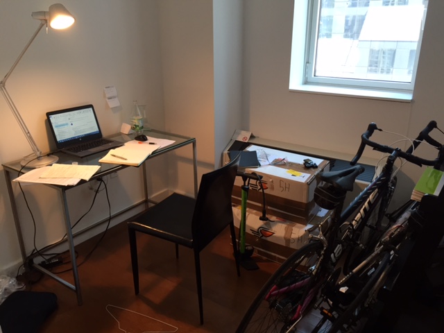 Temporary home office 