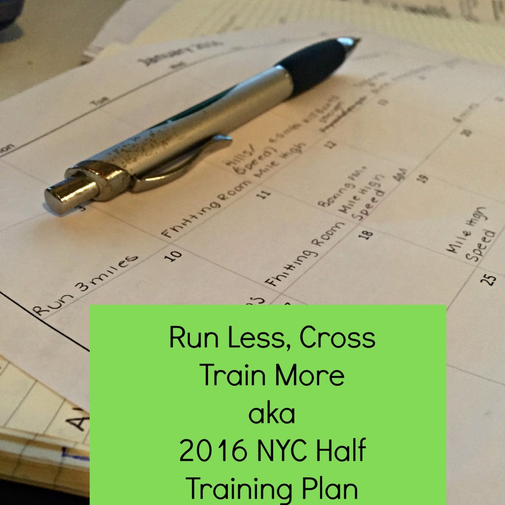 NYC Half Marathon training plan 