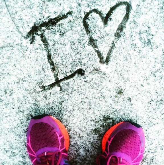 i love winter running